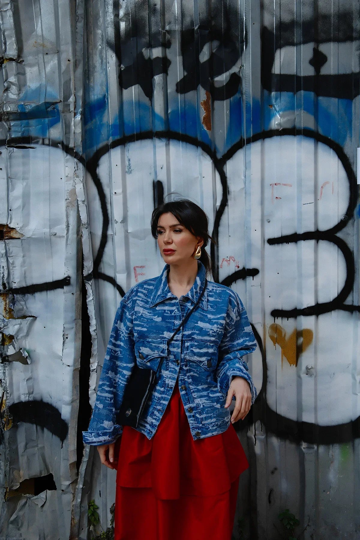 İZ TAŞIYAN KUMAŞ CEKET