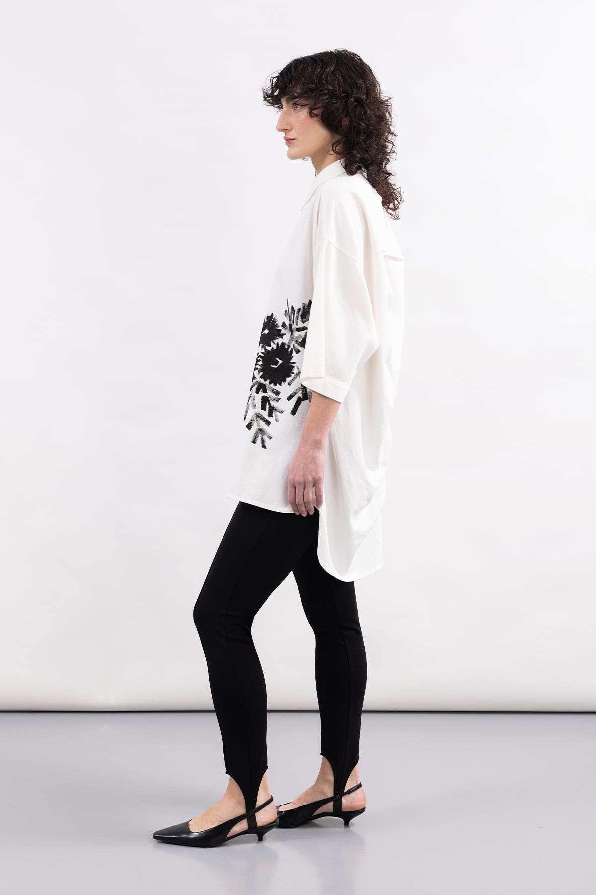 SİYAH NERVÜRLÜ ÖRME KUMAŞ FÜZO TAYT - MiiN