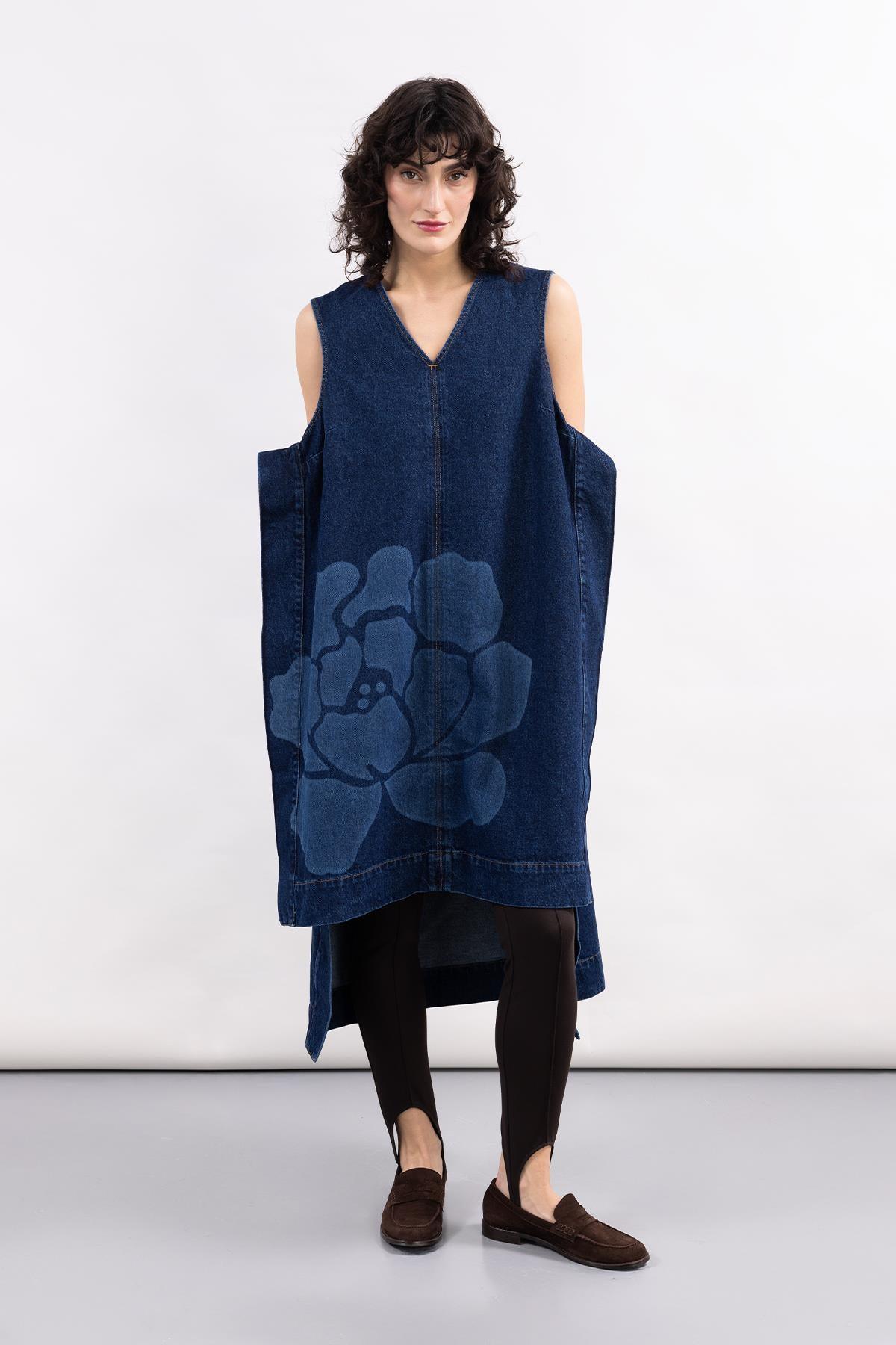 KAHVERENGİ NERVÜRLÜ ÖRME KUMAŞ FÜZO TAYT - MiiN