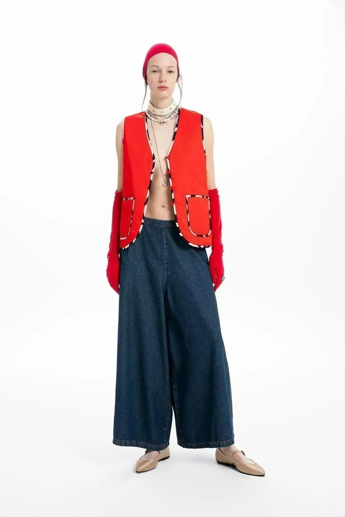 ZEBRA DESENLİ ÇİFT TARAFLI KAPİTONE YELEK - MiiN